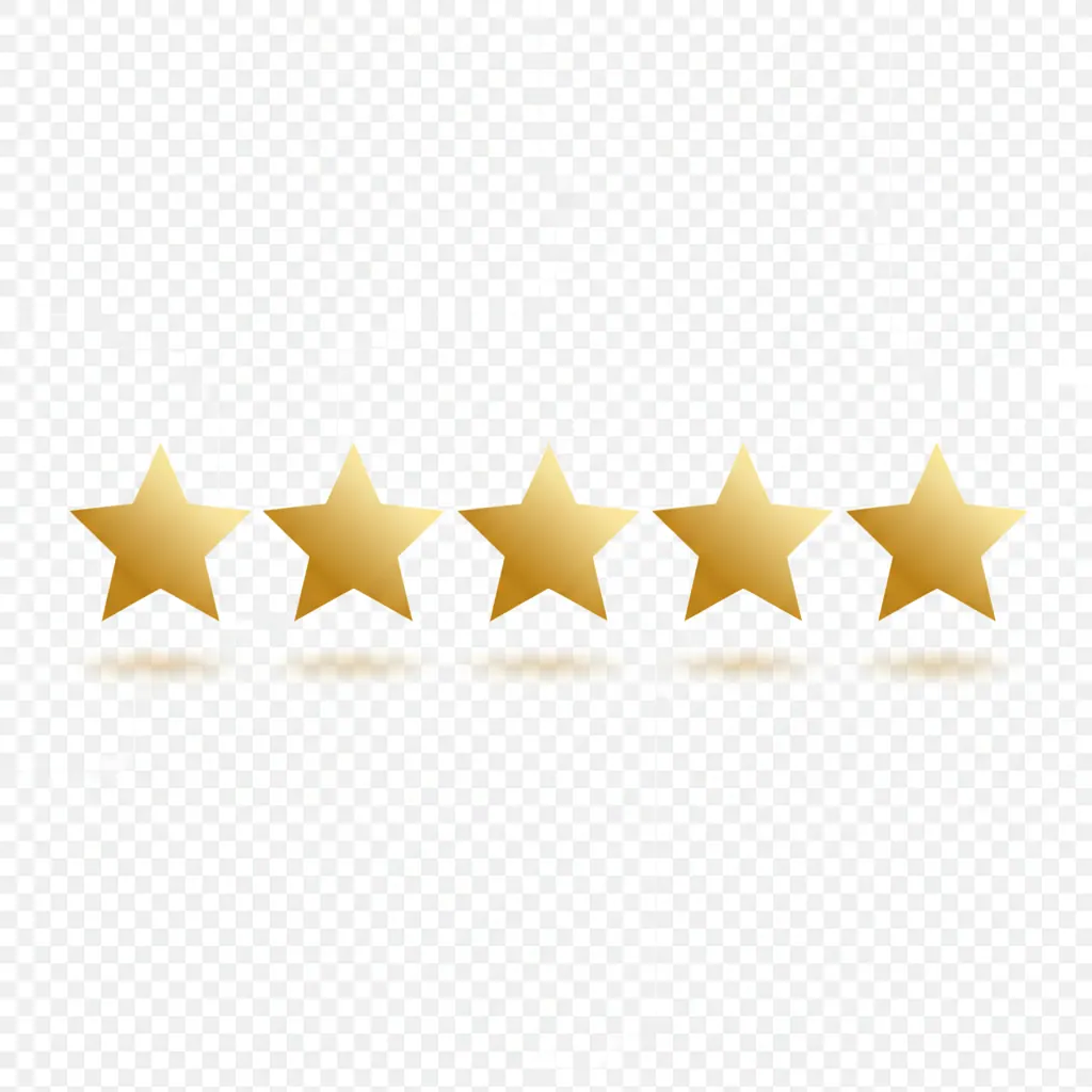 5 sterren beoordeling